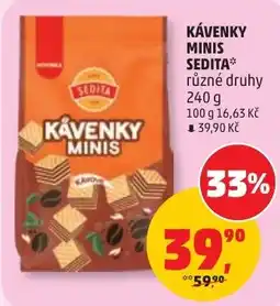 Penny Market Sedita kávenky minis nabídka