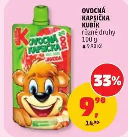 Penny Market Kubík ovocná kapsička nabídka