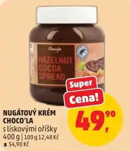 Penny Market Choco'la nugátový krém s lískovými oříšky nabídka