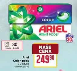 Billa Ariel color pods nabídka