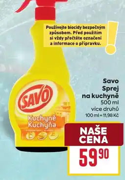 Billa Savo sprej na kuchyně nabídka