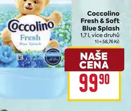 Billa Coccolino fresh & soft blue splash nabídka