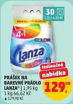 Penny Market Lanza prášek na barevné prádlo nabídka