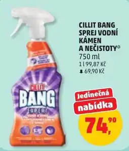 Penny Market Cillit Bang sprej vodní kámen a nečistoty nabídka