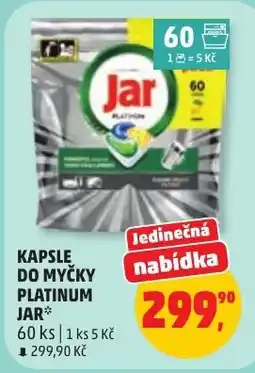 Penny Market Jar kapsle do myčky platinum nabídka