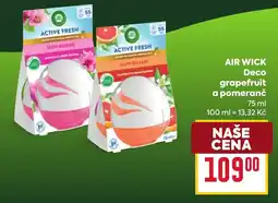 Billa Air Wick Deco grapefruit a pomeranč nabídka