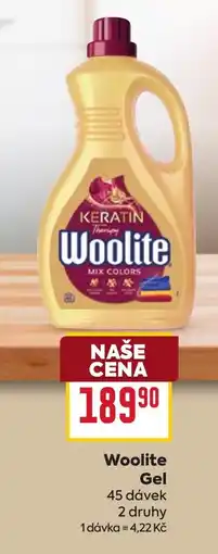 Billa Woolite Gel nabídka