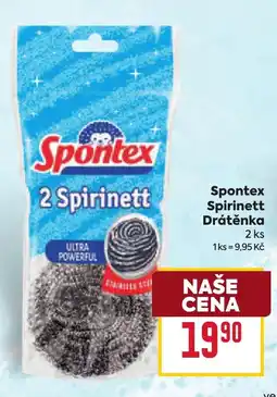 Billa Spontex Spirinett Drátěnka nabídka
