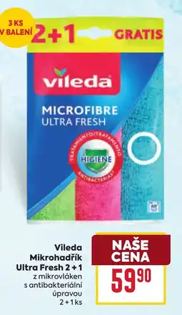 Billa Vileda Mikrohadřík Ultra Fresh nabídka