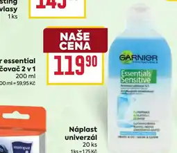 Billa Garnier essentials sensitive nabídka