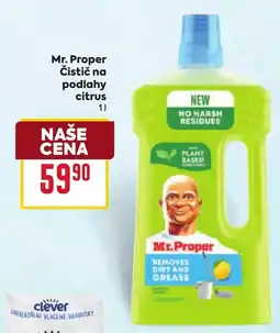 Billa Mr. Proper čistič na podlahy citrus nabídka