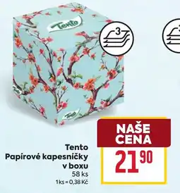 Billa Tento papírové kapesníčky nabídka