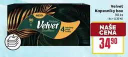 Billa Velvet kapesníky box nabídka