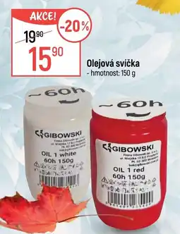 Globus Gibowski olejová svíčka nabídka