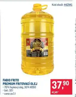 Makro FABIO FRITO PREMIUM FRITOVACÍ OLEJ nabídka