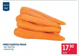 Makro Mrkev karotka praná nabídka