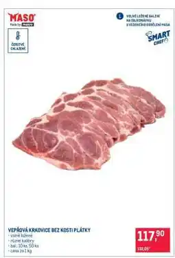 Makro Vepřová kýta bez kosti - plátky nabídka