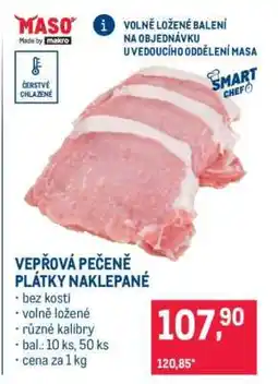 Makro VEPŘOVÁ PEČENĚ PLÁTKY NAKLEPANÉ nabídka
