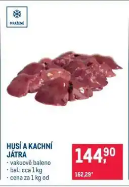 Makro HUŠÍ A KACHNÍ JÁTRA nabídka
