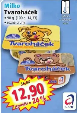 Norma Milko Tvaroháček nabídka