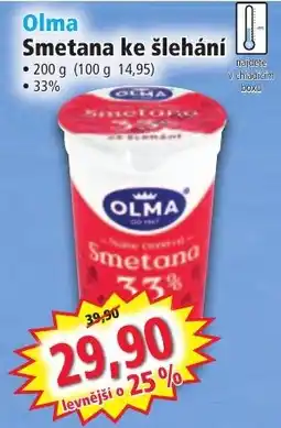 Norma Olma smetana ke šlehání nabídka
