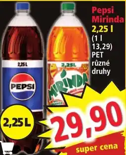 Norma Pepsi Mirinda nabídka