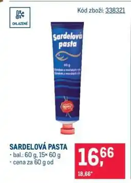 Makro Sardelová pasta nabídka