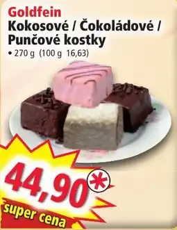 Norma Goldfein Kokosové / Čokoládové / Punčové kostky nabídka
