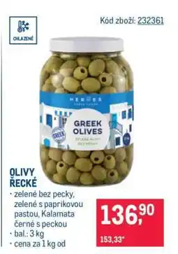 Makro Olivy řecké nabídka