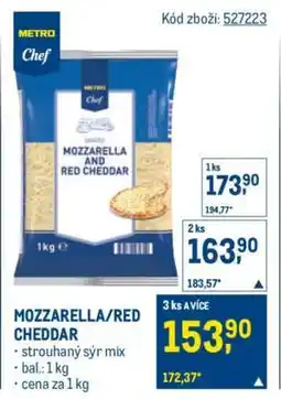 Makro MOZZARELLA/RED CHEDDAR nabídka