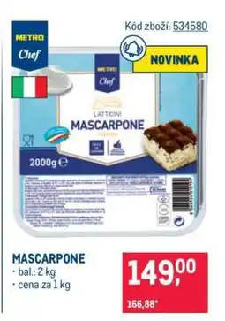 Makro Mascarpone nabídka