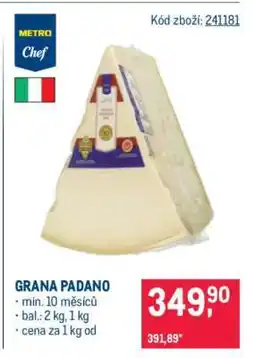 Makro Grana Padano nabídka