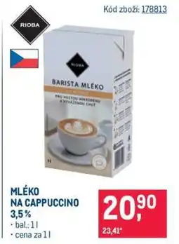 Makro MLÉKO NA CAPPUCCINO 3,5% nabídka