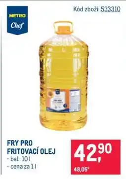 Makro FRY PRO FRITOVACÍ OLEJ nabídka