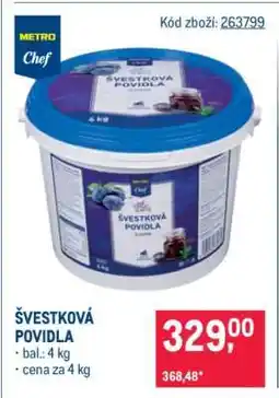 Makro Švestková povidla nabídka