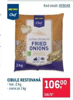 Makro CIBULE RESTOVANÁ nabídka