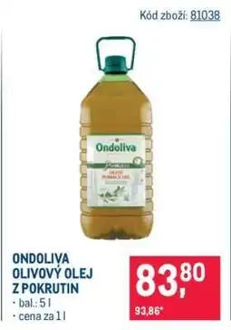 Makro Ondoliva olivový olej z pokrutin nabídka