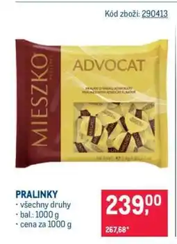 Makro Pralinky nabídka