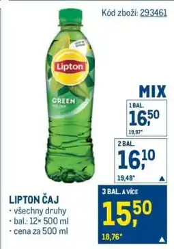 Makro Lipton čaj nabídka