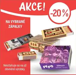 Globus Pepo zápalky nabídka