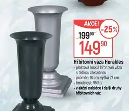 Globus Herakles hřbitovní váza nabídka