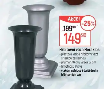 Herakles hřbitovní váza