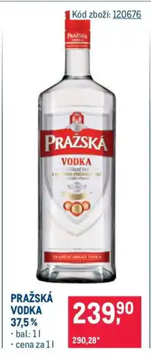 Makro Pražská Vodka nabídka