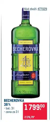 Makro Becherovka nabídka