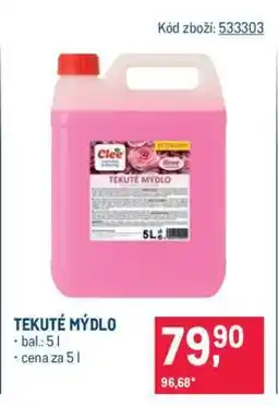Makro Tekuté mýdlo nabídka