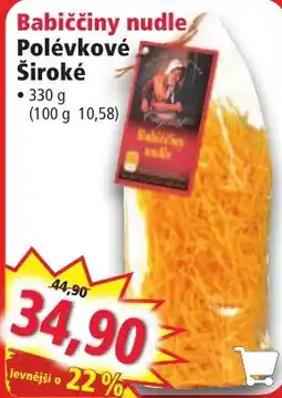 Norma Babiččiny nudle Polévkové Široké nabídka