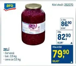 Makro Zelí nabídka