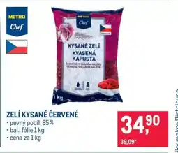 Makro Zelí kysané červené nabídka