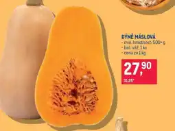 Makro Dýně máslová nabídka