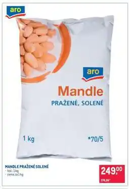 Makro Mandle pražené solené nabídka